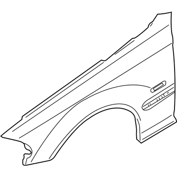 BMW 41-34-7-065-263 Side Panel, Front Left