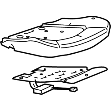 GM 19210877 Seat Cushion Pad