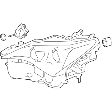 Lexus 81140-24180 Headlamp Unit Assembly, Right