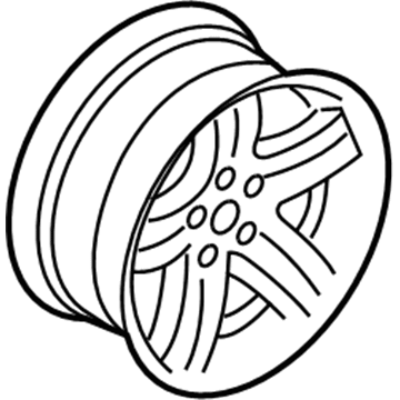 BMW 36-11-6-757-374 Light Alloy Rim