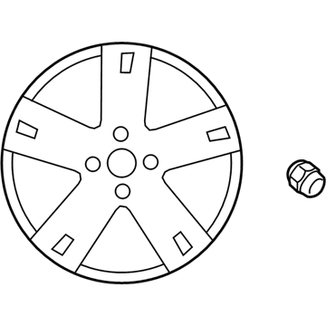 GM 96653137 Wheel Cover