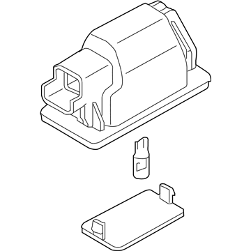 GM 19316433 License Lamp