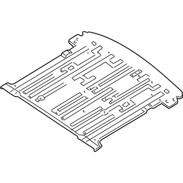 Nissan 74512-2Z035 Floor-Rear, Front