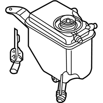 BMW 17-13-7-647-284 Coolant Expansion Tank