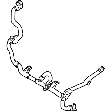 BMW 17-12-7-599-460 Engine Coolant Crossover Pipe