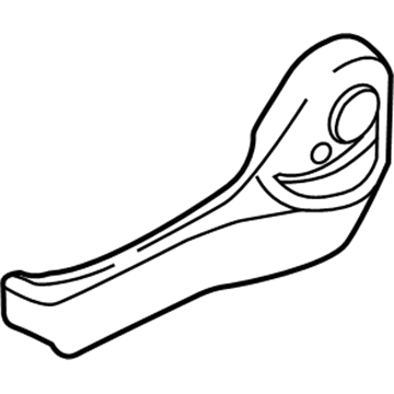 Nissan 87380-9KN0A Finisher Assy-Cushion, Front Seat LH