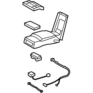 Lexus 72830-50N80-A8 Rear Seat Armrest Assembly, Center