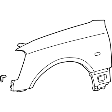 Lexus 53801-50130 Fender Sub-Assy, Front RH