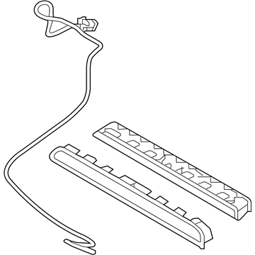 Kia 92700D4100 Lamp Assembly-High Mounted Stop