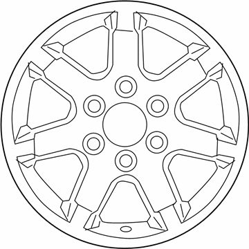 Infiniti 40300-ZC50A Aluminum Wheel