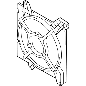 Hyundai 25350-2D001 SHROUD-Radiator