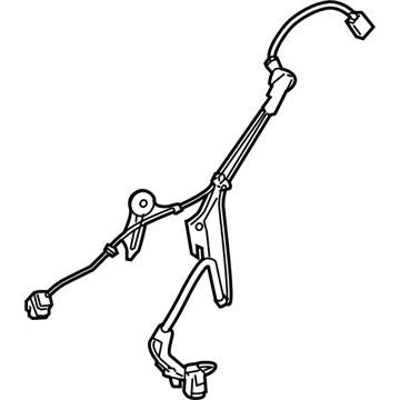 Lexus 89516-50070 Wire, Skid Control Sensor