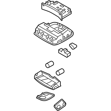 Hyundai 92800-3S002-TX Overhead Console Lamp Assembly
