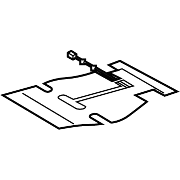 BMW 52-20-7-280-183 Heating Element Seat, Left