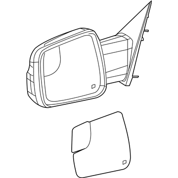 Mopar 5ZK42GW7AH Mirror-Outside Rearview