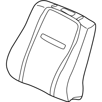 Honda 81122-S87-A61 Pad & Frame, R. FR. Seat-Back