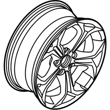 BMW 36-10-3-451-880 Light Alloy Rim