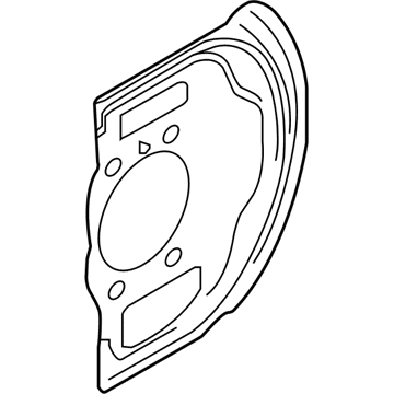 Nissan 41151-4BT0A Baffle Plate