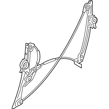 BMW 51-33-8-497-028 WINDOW LIFTER WITHOUT MOTOR