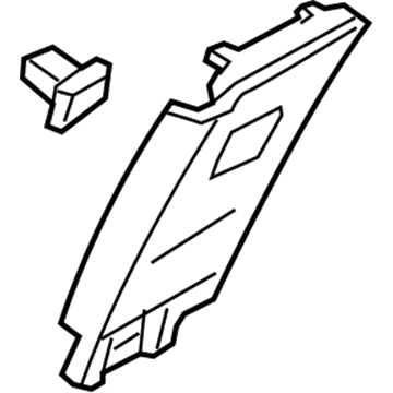Ford GD9Z-5424356-AA Upper Center Pillar Trim
