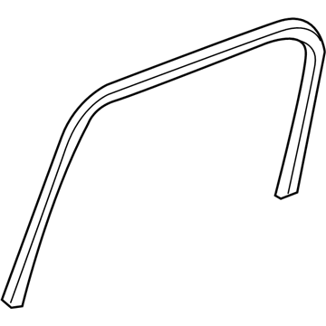 GM 20794451 Molding Asm-Rear Side Door Window Garnish