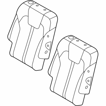 Kia 89400P2540MRL Back Assembly-2ND Seat, R