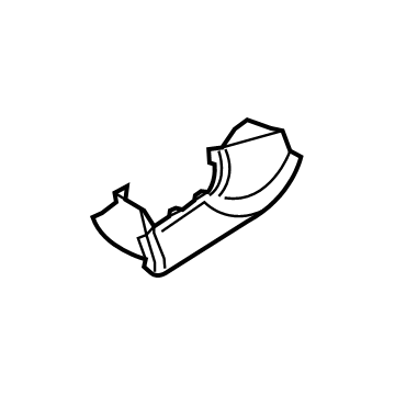 BMW 51-45-9-311-975 Gap Cover, Steering Column