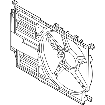 BMW 17-42-7-637-189 Fan Shroud