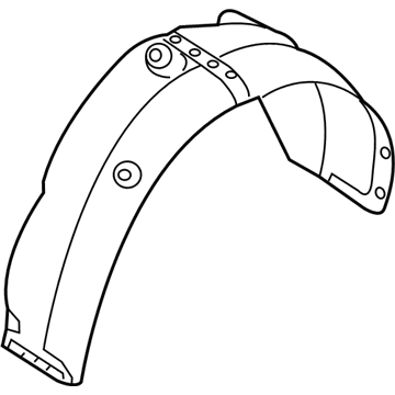 Kia 86822H9AA0 Guard Assembly-Rear WHEE