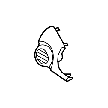Hyundai 97480-J9AA0-RMW DUCT ASSY-SIDE AIR VENT, LH