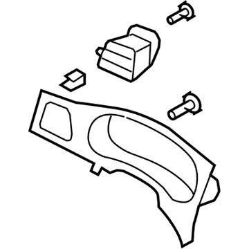 Hyundai 84830-3M000-A4 Panel Assembly-Cluster Facia