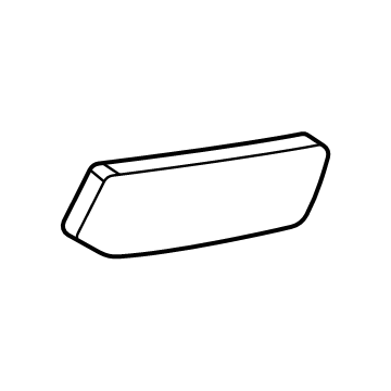 Kia 866V3R5000 Pad-Rear Bumper, RH