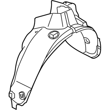 Kia 868211F000 Guard Assembly-Rear Wheel