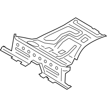 BMW 41-00-7-283-853 Front Trunk Floor