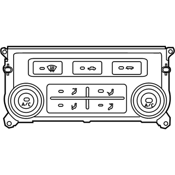 Nissan 27510-1PA0A Control Assembly-Air Conditioner