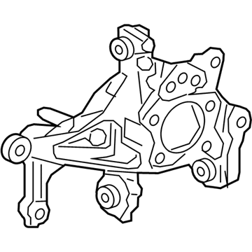 Lexus 42304-06270 Carrier Sub-Assembly, RR