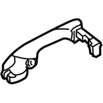 Acura 72681-SJA-A01ZB Handle, Left Rear (Opulent Blue Pearl)