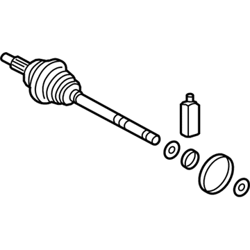 Kia 49526J5100 Joint & Shaft Kit-Front