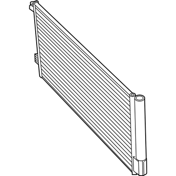 Mopar 68285225AA CONDENSER-Air Conditioning