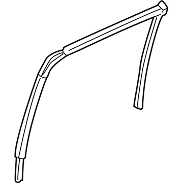 Mopar 55257187AB Seal-Rear Door