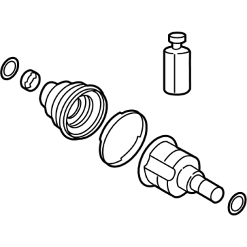 Kia 49535D2100 Joint Kit-Fr Axle Di