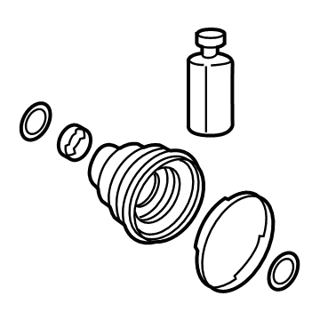 Kia 49542D2100 Boot Kit-Fr Axle DIF