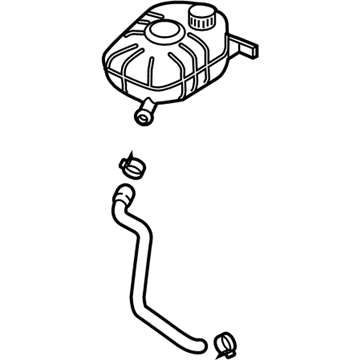 Hyundai 25430-F2400 Reservoir Tank Assembly