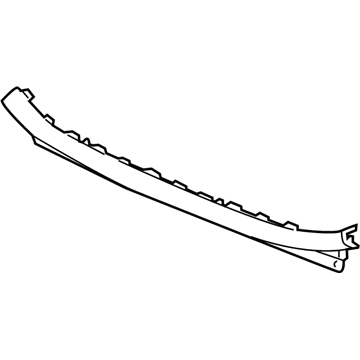 Honda 71108-TR7-A51 Garnish, FR. Bumper (Lower)