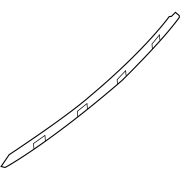 Nissan 85072-3KA0A Moulding-Rear Bumper