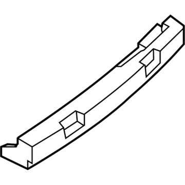 Nissan 85092-3JA0A Absorber-Energy, Rear Bumper