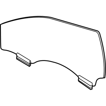 GM 84715510 Door Glass
