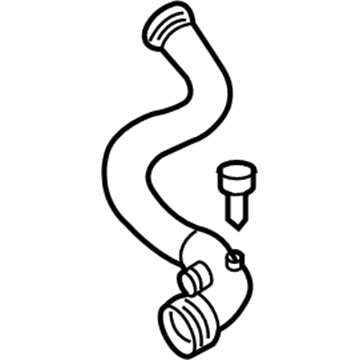 BMW 17-12-3-415-433 Coolant Hose