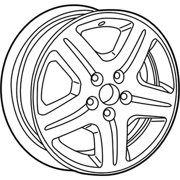 Mopar YW38PAKAC Aluminum Wheel