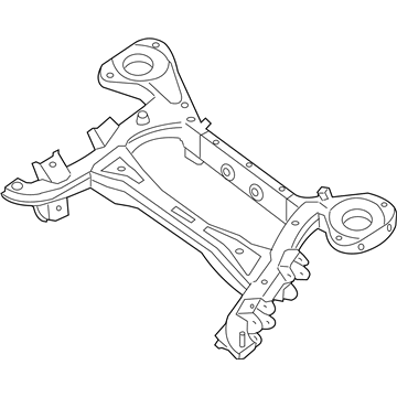 Infiniti 55400-1LA0A Member Complete - Rear Suspension